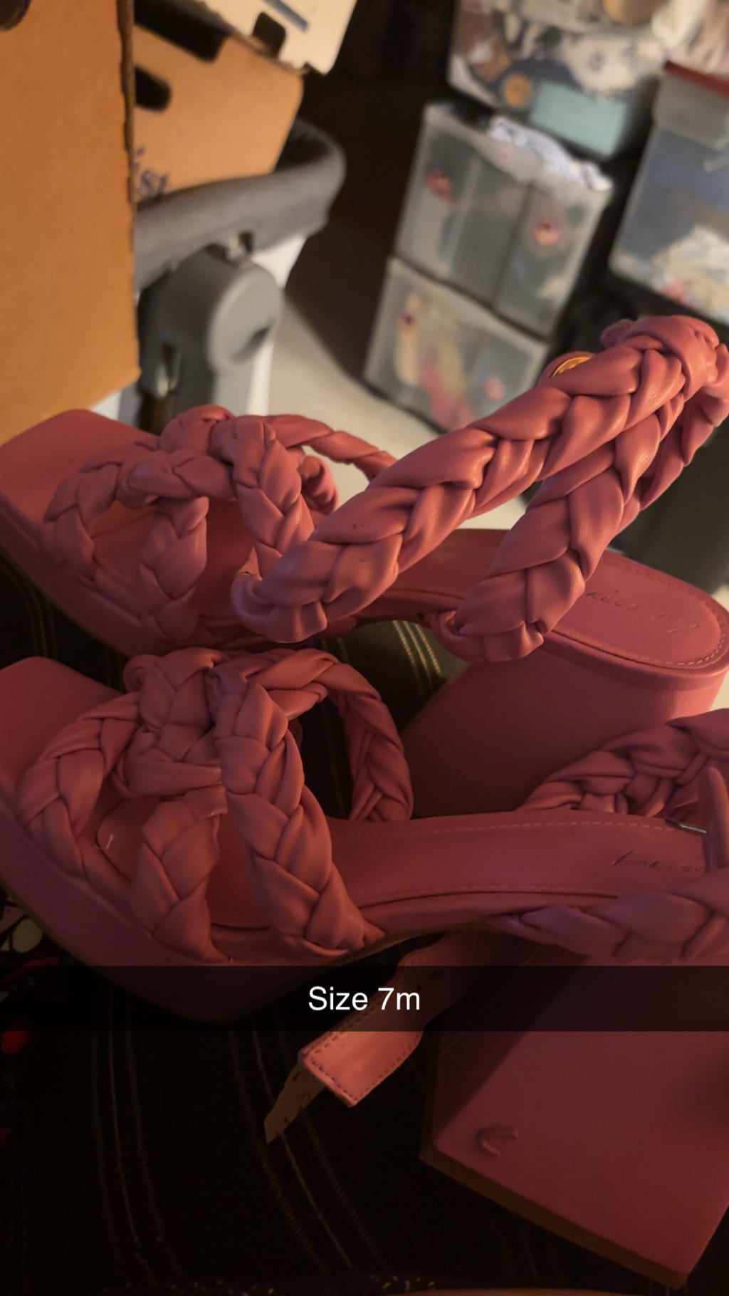 Pink heels