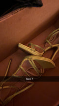 Green high heels